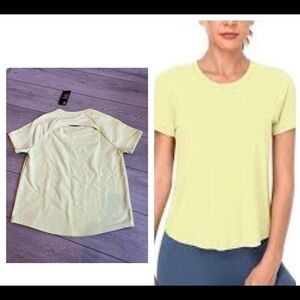 UNDER armour NWT neon terry fleece cut out back athletic top small